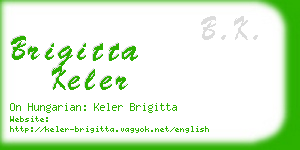 brigitta keler business card